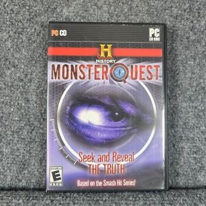 History‎ Channel Monster Quest PC CD ROM Game Seek and Reveal the Truth